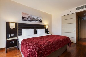 Premium bedding, memory foam beds, minibar, in-room safe