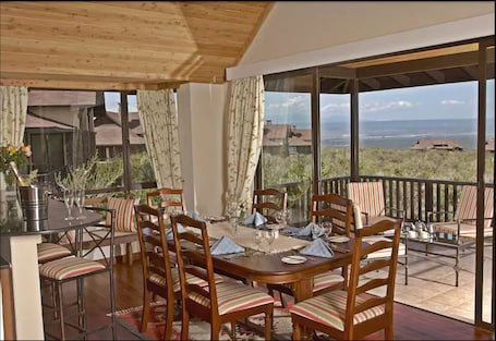 View from room. Great Rift Valley Lodge and Golf Resort