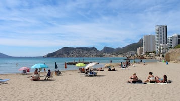 Vlak bij het strand