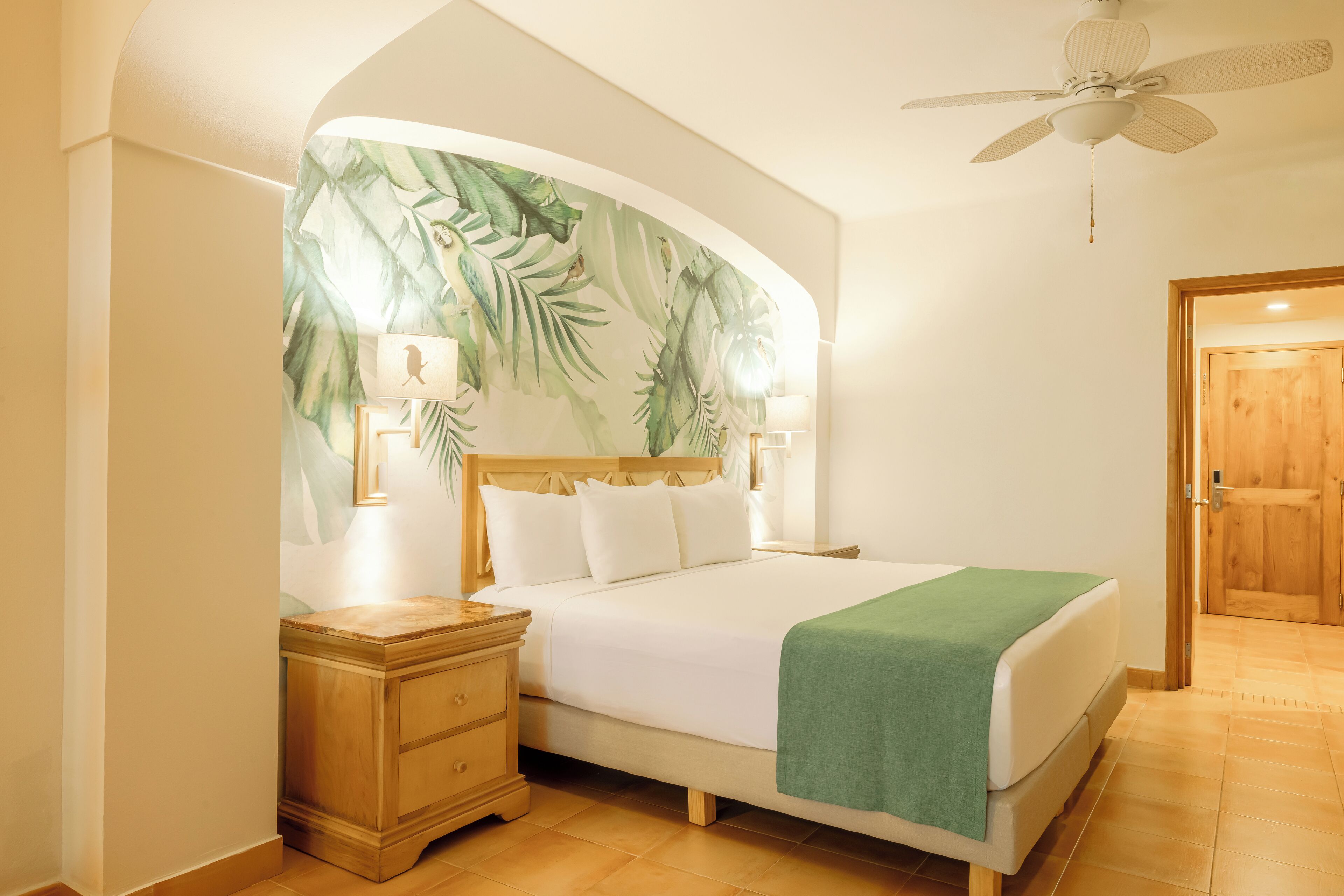 Free minibar, in-room safe, desk, blackout drapes