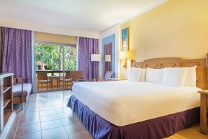 Free minibar, in-room safe, desk, blackout curtains