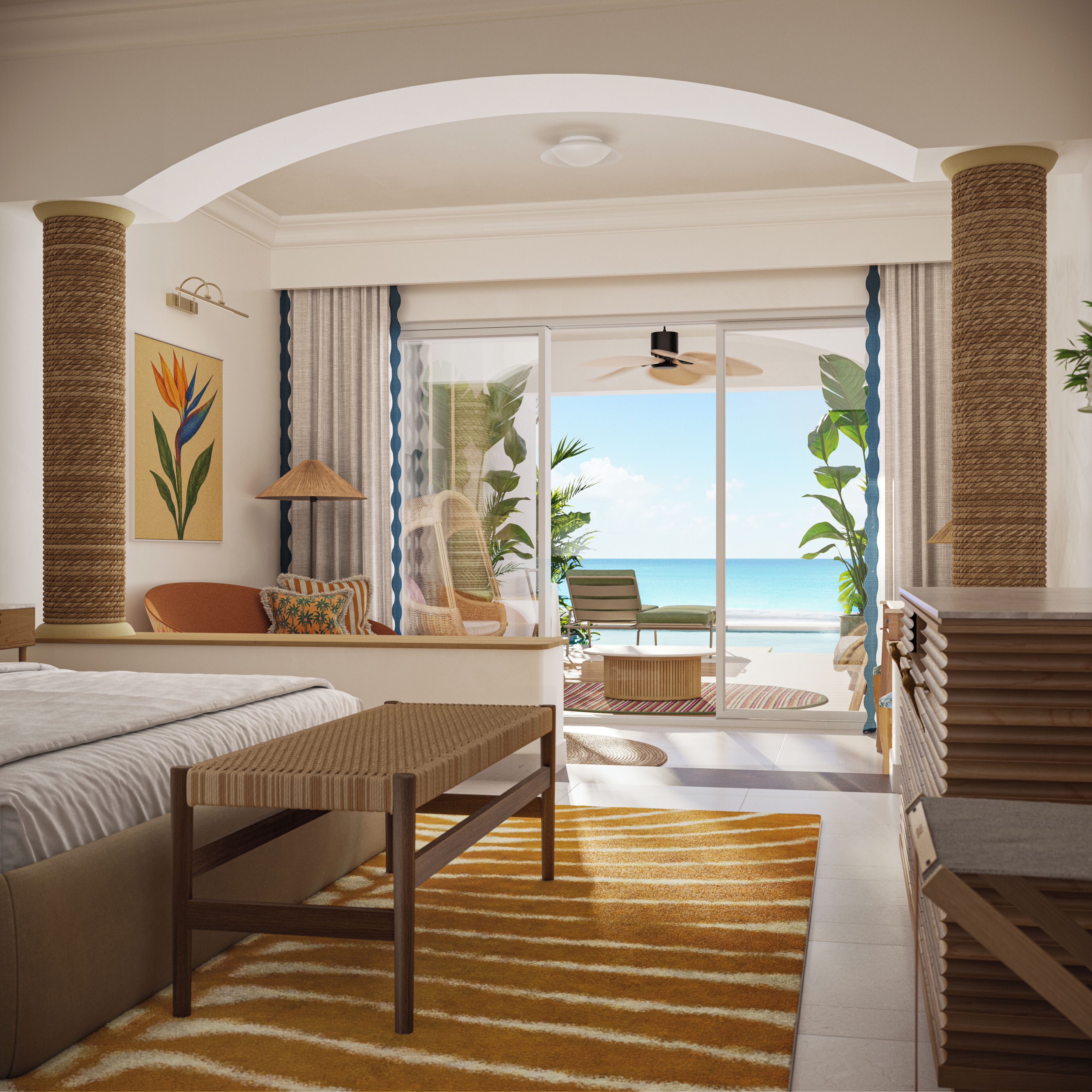 Suite ( Butler Service,Swim Out,ocean Front) | Down comforters, minibar, in-room safe, desk