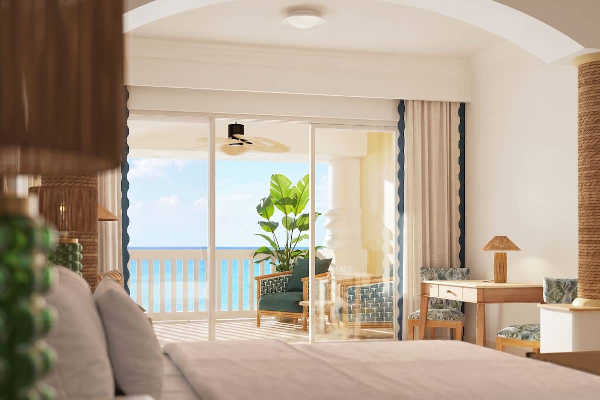 套房 (Butler,Ocean Front) | 羽絨被、迷你吧、房內夾萬、書桌