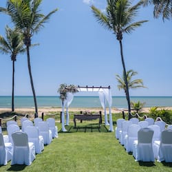 Área de bodas al aire libre