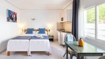 Studio | Een kluis op de kamer, verduisterende gordijnen, gratis wifi, beddengoed