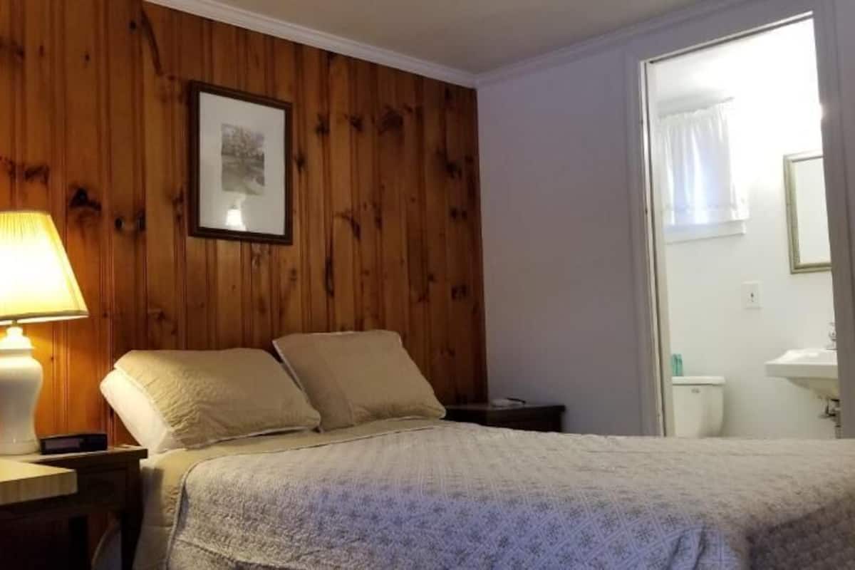 Hypo-allergenic bedding, down comforters, pillowtop beds, desk