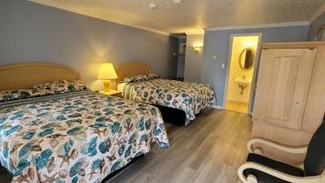 Standard Room, 2 Queen Beds | Hypo-allergenic bedding, down comforters, pillowtop beds, desk