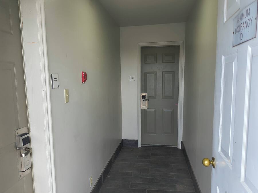 Interior entrance