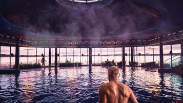Sauna, poreallas, höyrysauna