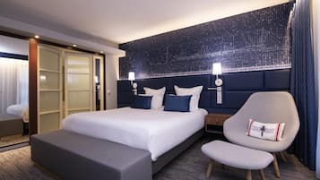 Premium bedding, minibar, in-room safe, desk