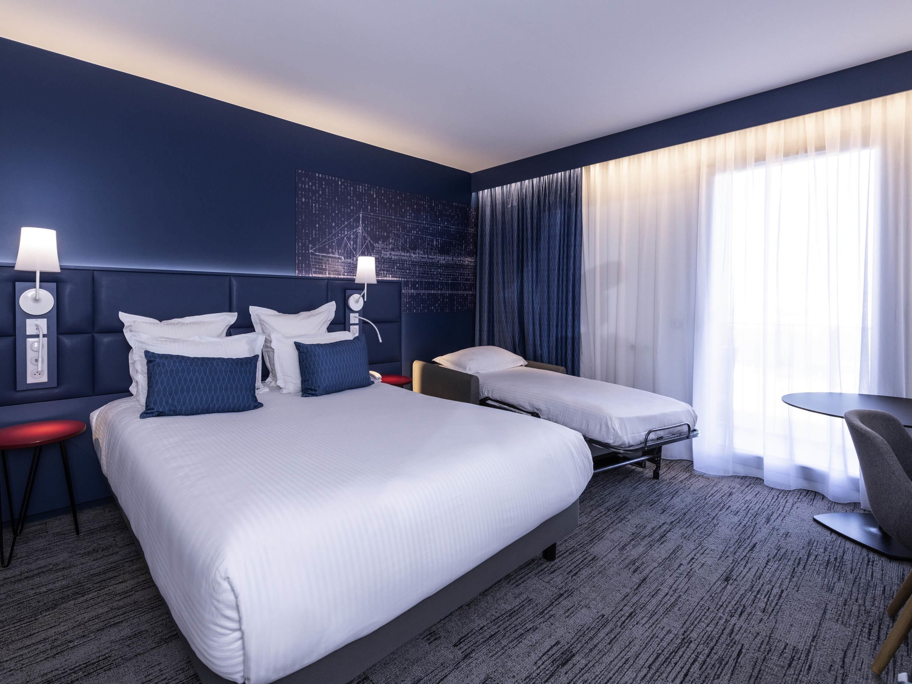 Chambre Standard, plusieurs lits, terrasse