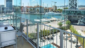 Privilege, Zimmer, 1 Doppelbett, Terrasse, Meerblick | Ausblick vom Zimmer