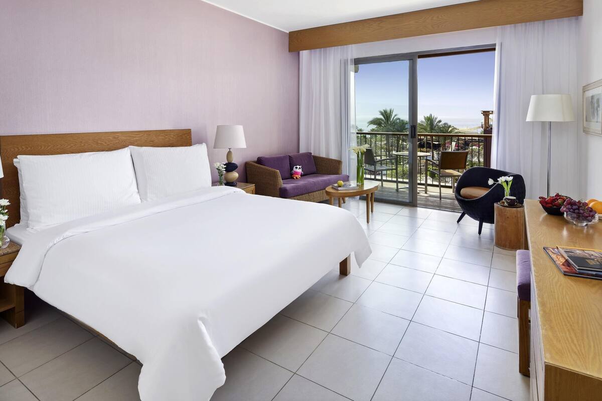 Down duvets, pillow-top beds, free minibar items, in-room safe