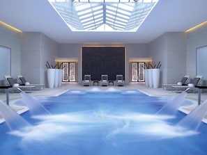 Couples treatment rooms, sauna, steam room, body treatments