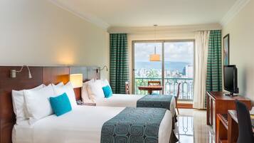 Standard Twin Room, 2 Double Beds | Premium bedding, minibar, in-room safe, individually decorated