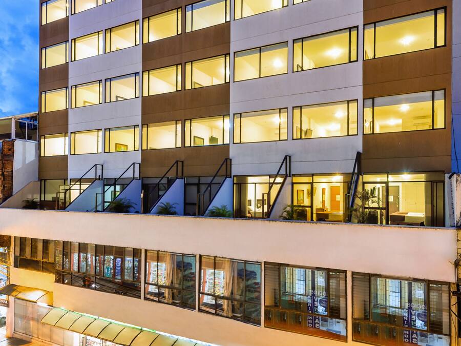 Front of property - evening/night