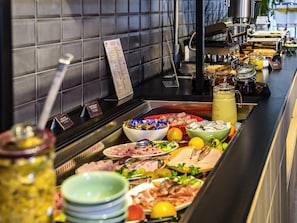 Daily buffet breakfast (EUR 17 per person)