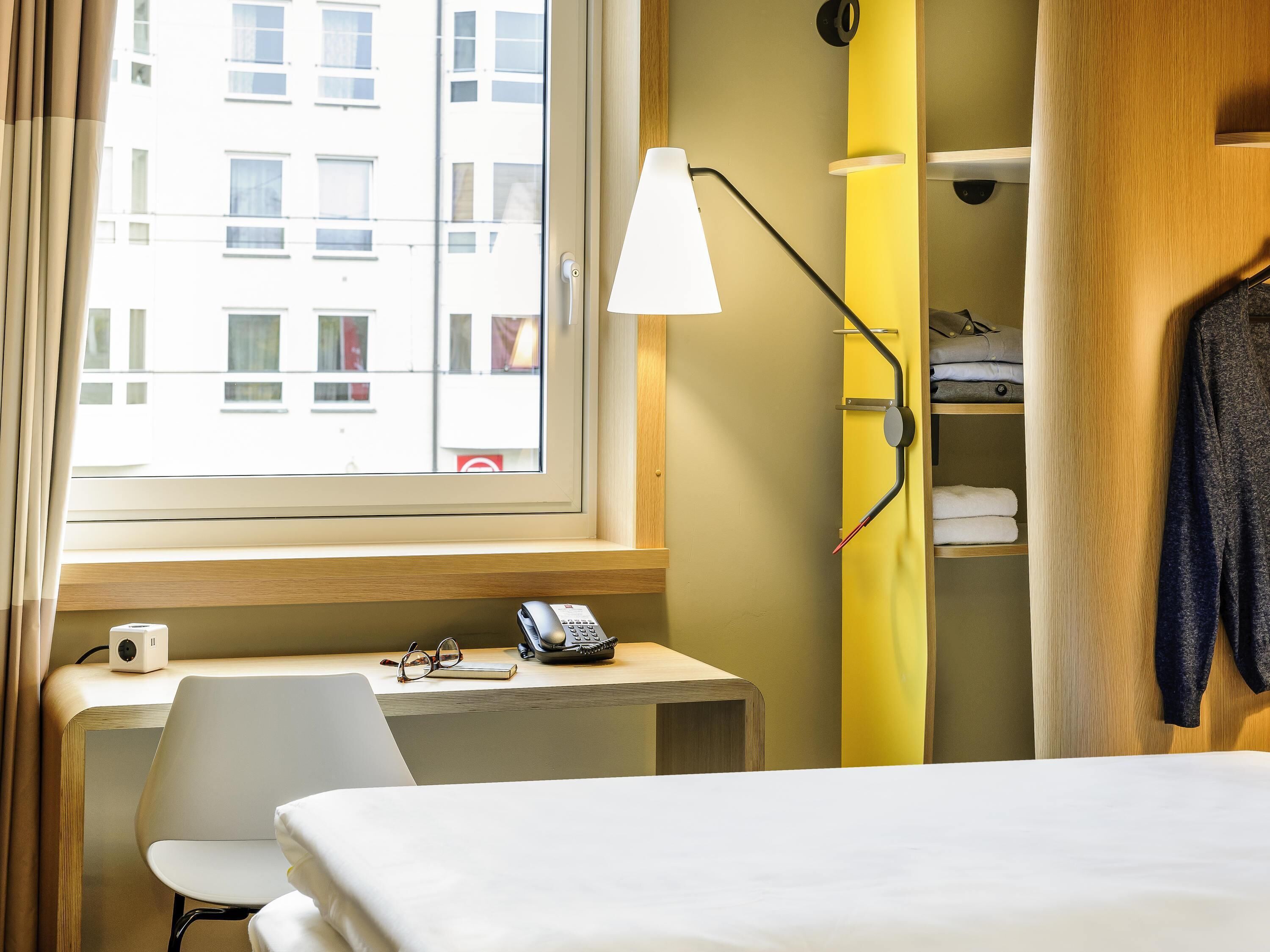 Standard Double Room, 1 Double Bed | Hypo-allergenic bedding, desk, blackout drapes, soundproofing