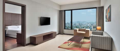 43-inch LED TV with cable channels, TV