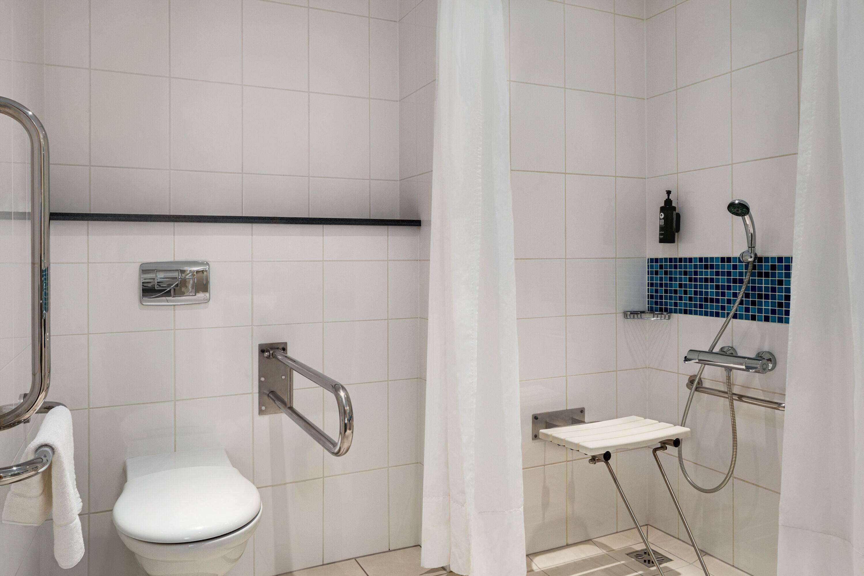comfort room, accessible | accessible bathroom