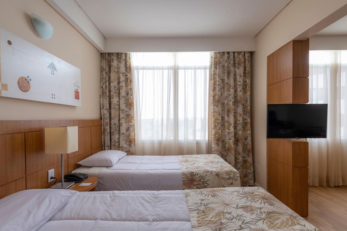 Minibar, in-room safe, desk, blackout curtains