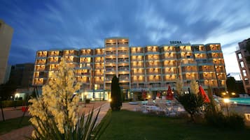 Front of property - evening/night