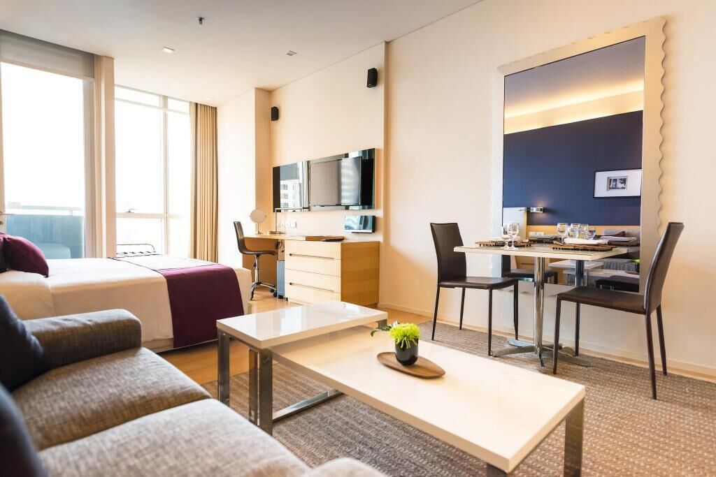 In-room safe, desk, laptop workspace, blackout curtains