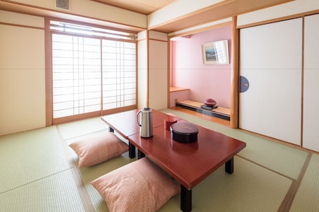 Traditional Tatami Room with Private Bathroom, River View (High-floor) | In-room safe, individually decorated, individually furnished