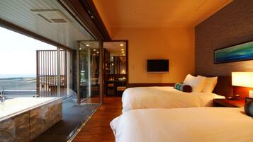 Suite, para no fumadores ("Tokijiku" Twin) | 1 habitación, edredón y caja de seguridad en la habitación