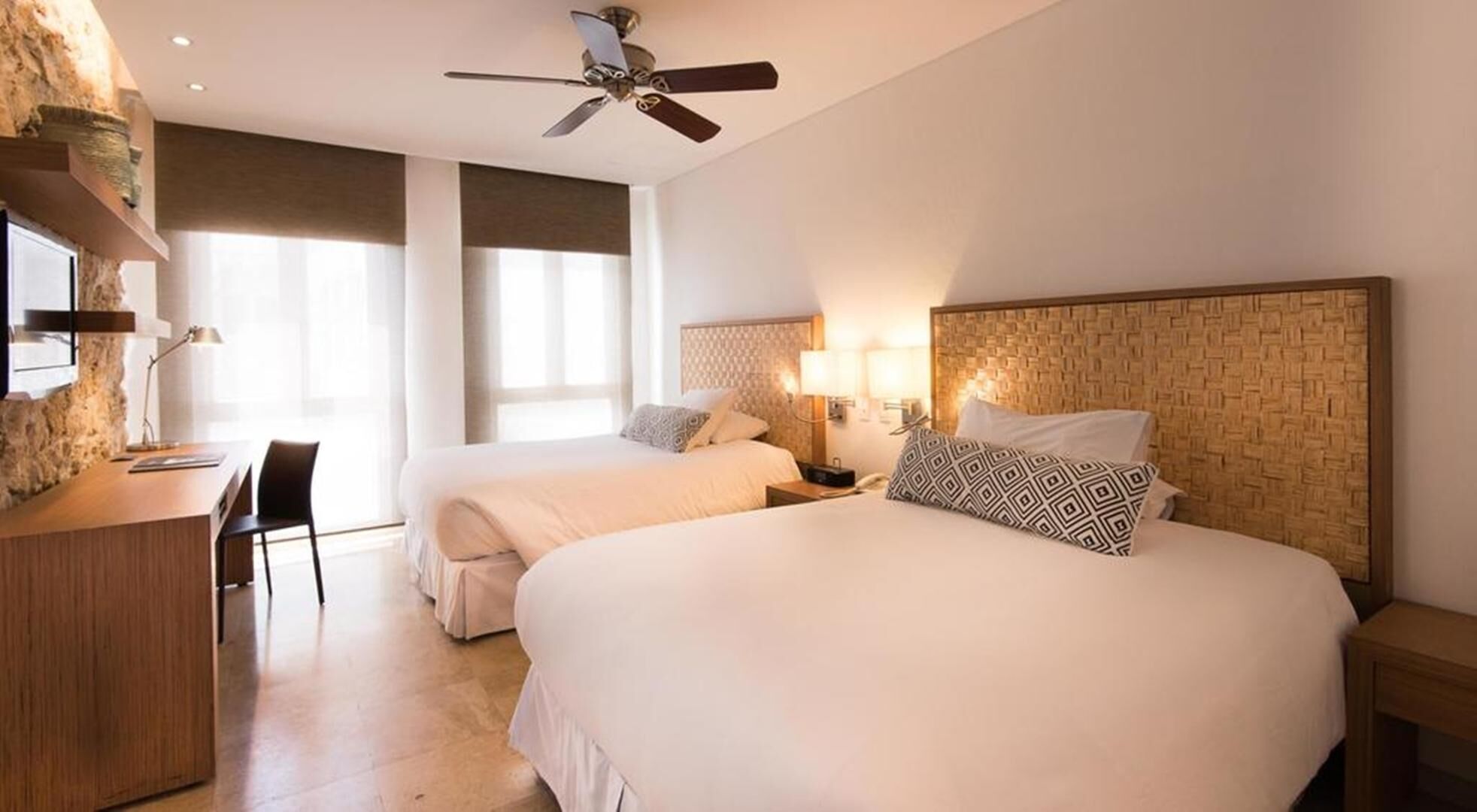 Premium bedding, minibar, in-room safe, desk