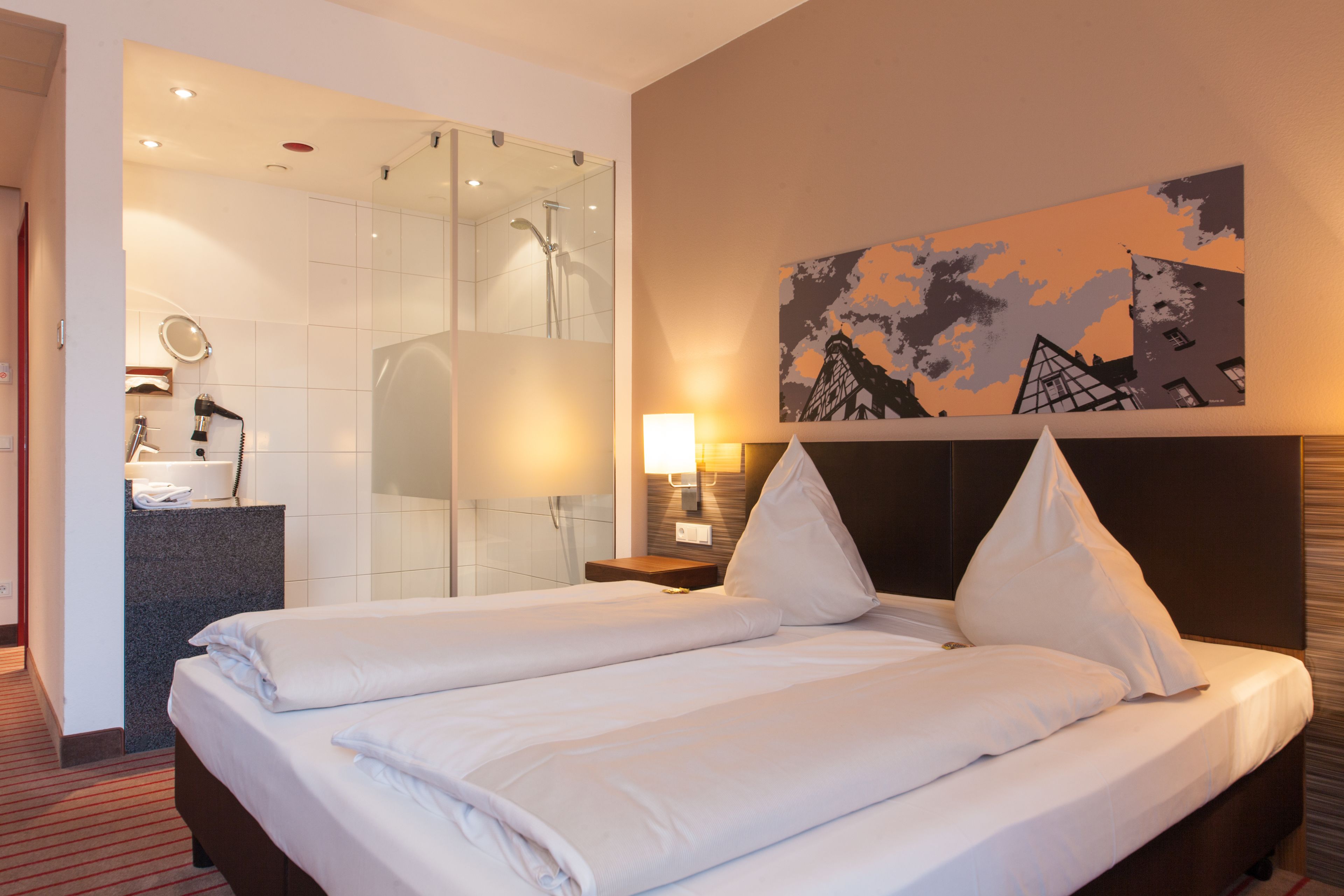 premium bedding, select comfort beds, minibar, in-room safe