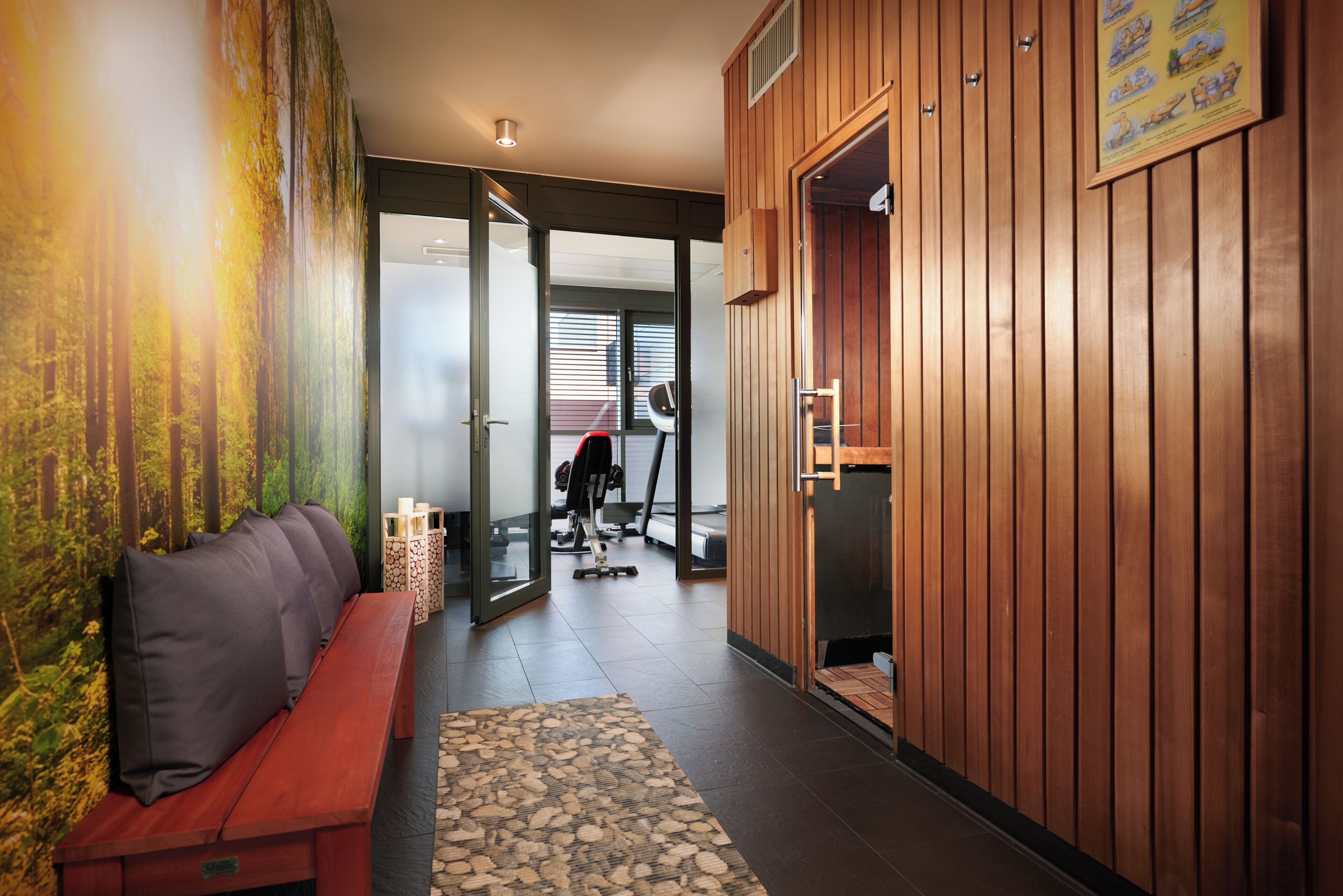 Sauna, massages