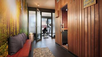 Sauna, massages