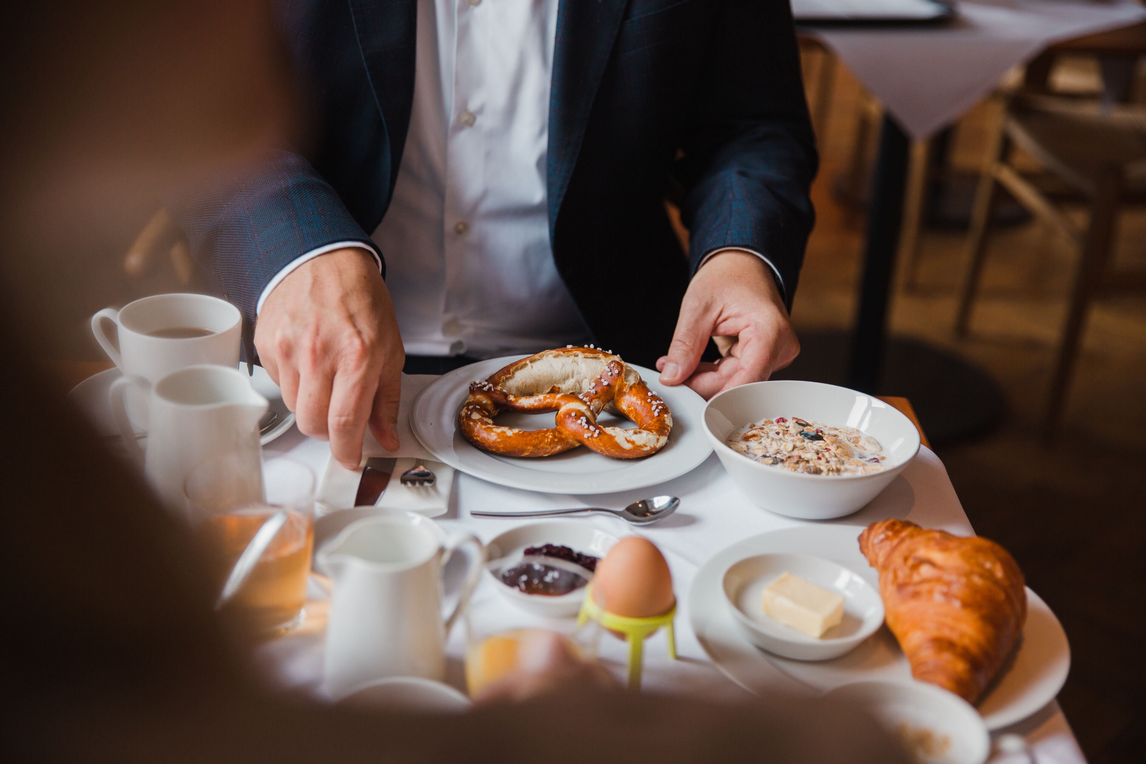 daily buffet breakfast (eur 19 per person)