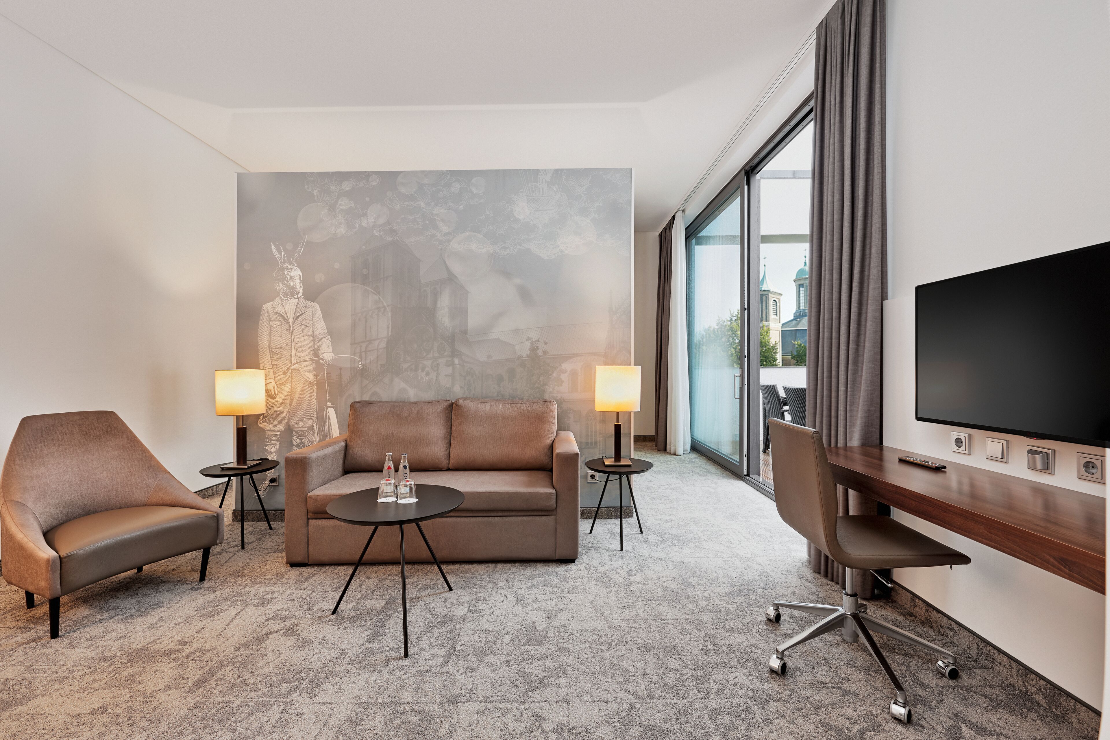 Vistas al campo desde el alojamiento