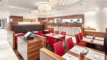 Daily buffet breakfast (EUR 21 per person)
