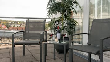 Penthouse, 1 King-Bett und Schlafsofa | Ausblick vom Zimmer