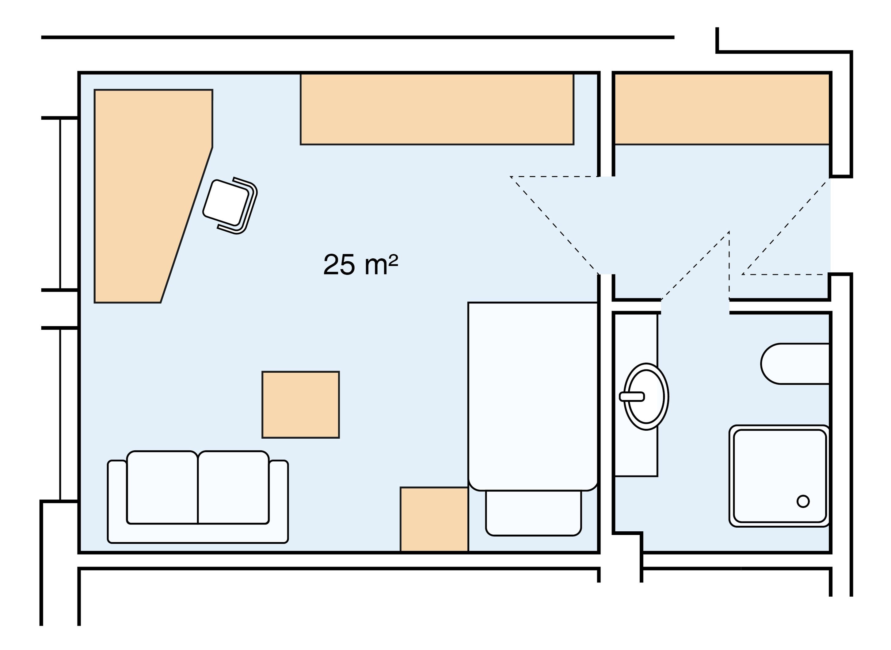 standard studio | floor plan