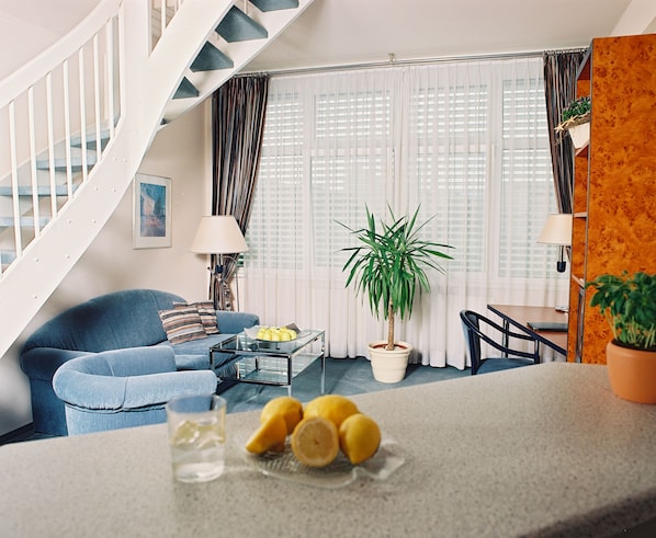 Maisonette | Opholdsområde | Fladskærms-tv