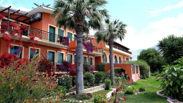 Majoituspaikan julkisivu