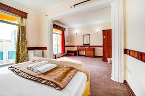 Pillowtop beds, iron/ironing board, rollaway beds, free WiFi