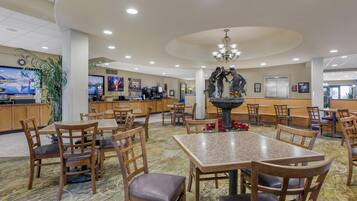 Free daily buffet breakfast