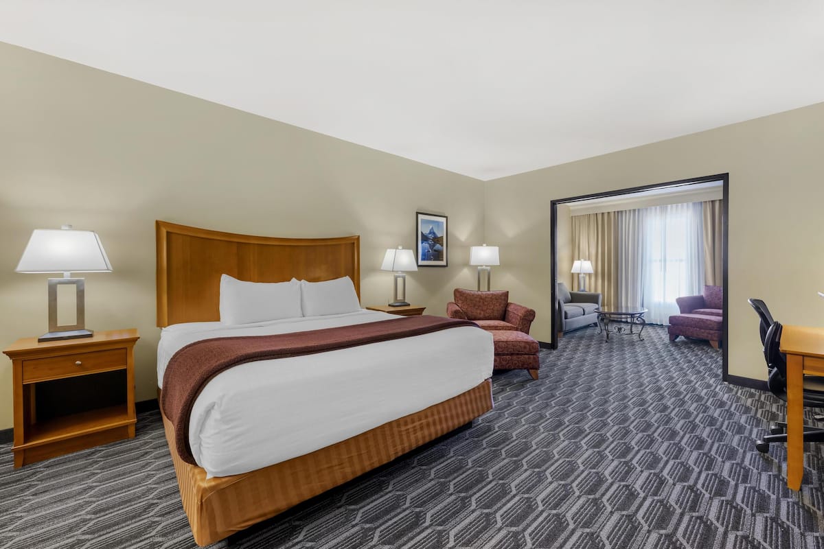 Suite, 1 King Bed, Non Smoking (Separate Living Room;with Sofabed) | Premium bedding, pillowtop beds, in-room safe, desk