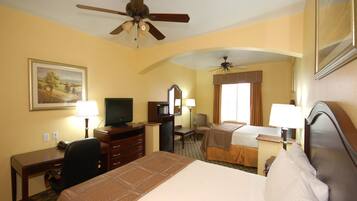 Standard Room, 2 Queen Beds, Non Smoking, Microwave | In-room safe, desk, laptop workspace, free WiFi