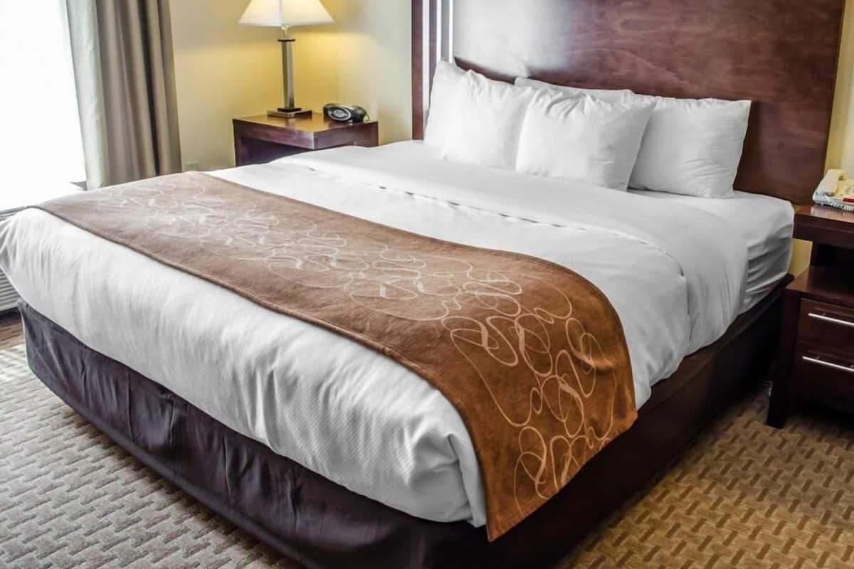 In-room safe, desk, iron/ironing board, free cribs/infant beds