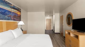 Standard Room, 1 King Bed, Accessible | Blackout curtains, iron/ironing board, free cots/infant beds