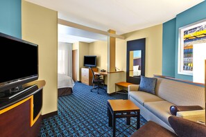 Suite, 1 King Bed with Sofa bed | Desk, laptop workspace, iron/ironing board, free cots/infant beds - Fairfield Inn & Suites by Marriott Lexington North (Lexington)