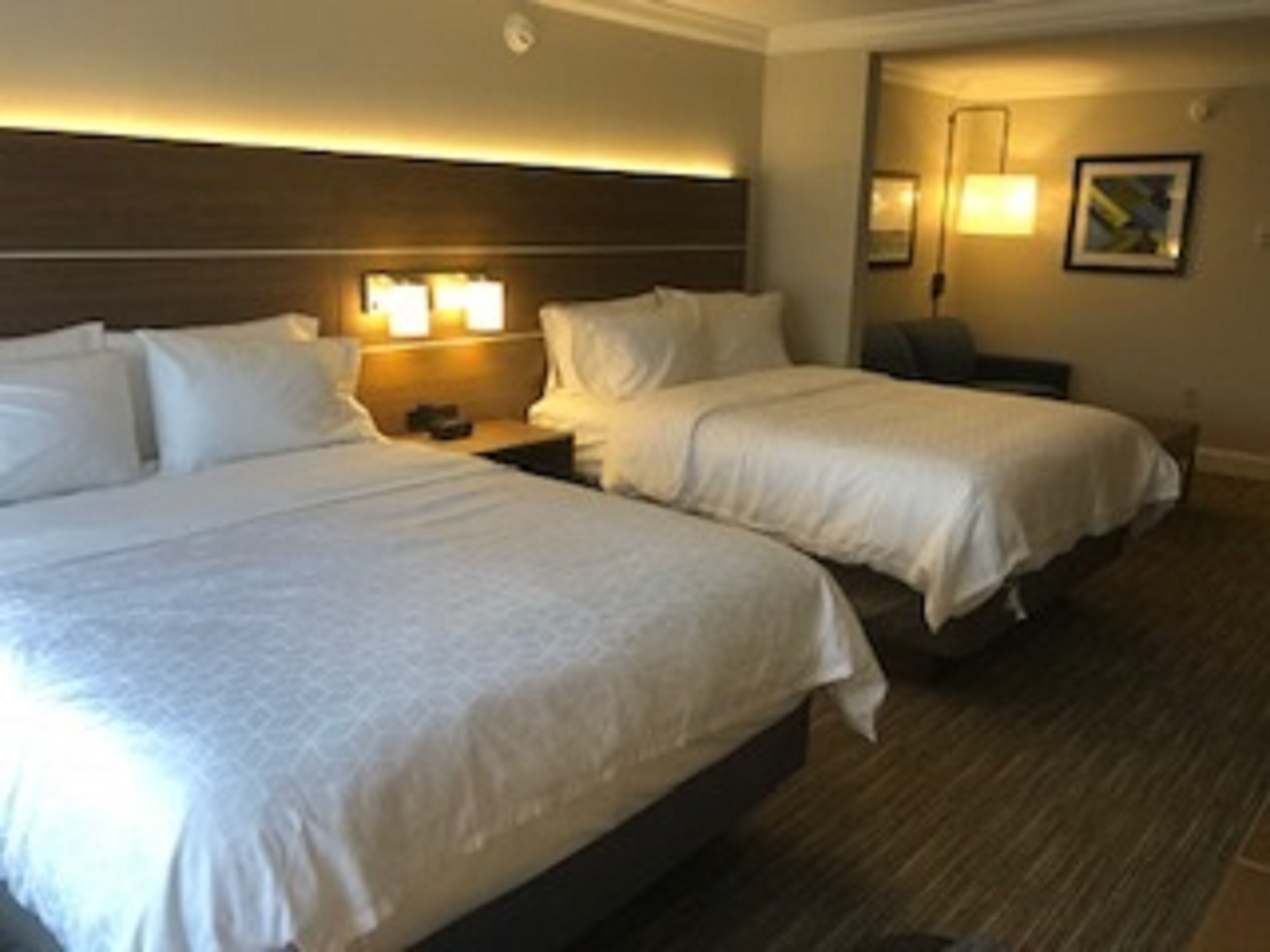 suite, 2 queen beds | 1 bedroom, premium bedding, desk, iron/ironing board