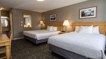 Poolside 1 King and 1 Queen | In-room safe, blackout drapes, iron/ironing board, free WiFi
