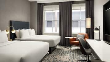 1 chambre, literie hypoallergénique, couette en duvet d'oie, surmatelas